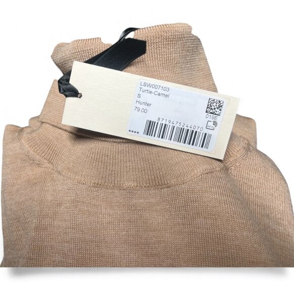 Suistudio Hunter Camel Cozy Wool Turtleneck Sweater Small - Picture 5 of 6